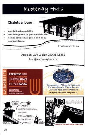   LA VOIX DES KOOTENAYS, 2012   , page 28
