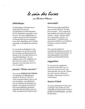   L'ANSE-AU-SABLE, 1997   , page 5
