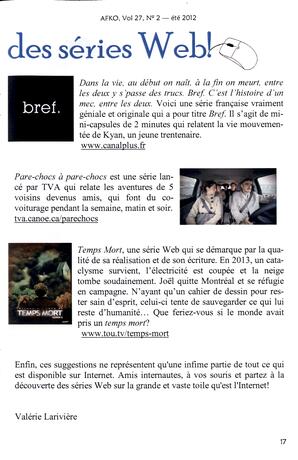   LA VOIX DES KOOTENAYS, 2012   , page 17
