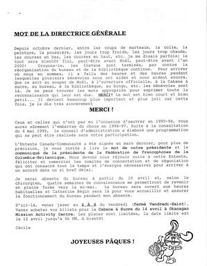  L'ANSE-AU-SABLE, 1996   , page 7