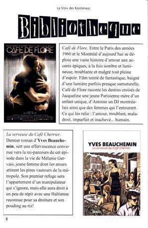   LA VOIX DES KOOTENAYS, 2012   , page 8