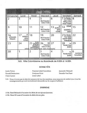   L'ANSE-AU-SABLE, 1995   , page 3