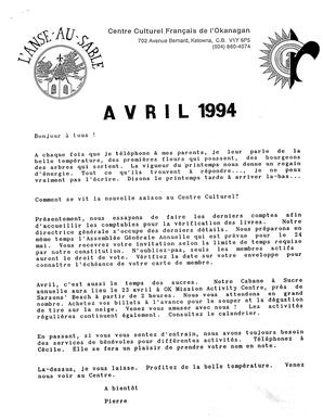   L'ANSE-AU-SABLE, 1994   , page 1