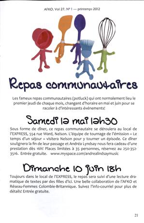   LA VOIX DES KOOTENAYS, 2012   , page 21