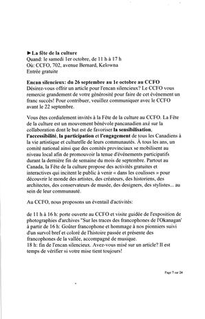   L'ANSE-AU-SABLE, 2011   , page 7
