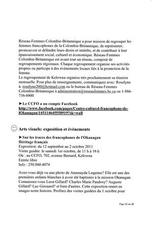   L'ANSE-AU-SABLE, 2011   , page 12