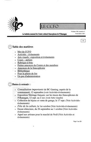   L'ANSE-AU-SABLE, 2011   , page 1