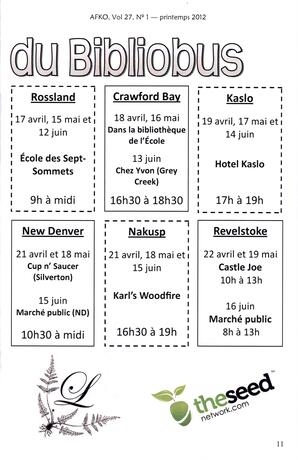   LA VOIX DES KOOTENAYS, 2012   , page 11