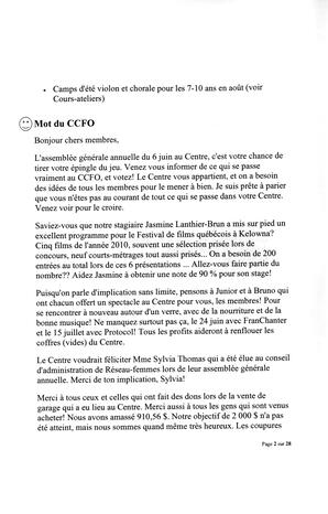   L'ANSE-AU-SABLE, 2011   , page 2