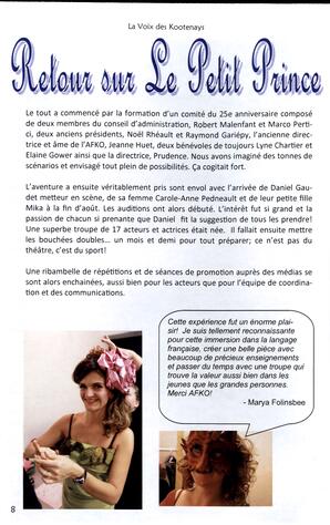   LA VOIX DES KOOTENAYS, 2011   , page 8
