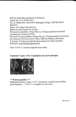   L'ANSE-AU-SABLE, 2011   , page 6