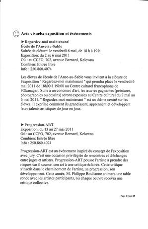   L'ANSE-AU-SABLE, 2011   , page 14
