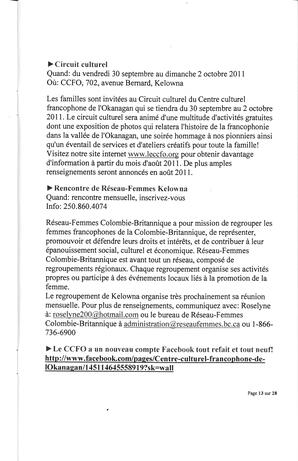   L'ANSE-AU-SABLE, 2011   , page 13