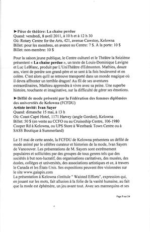   L'ANSE-AU-SABLE, 2011   , page 5