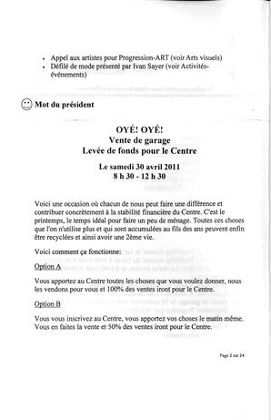  L'ANSE-AU-SABLE, 2011   , page 2
