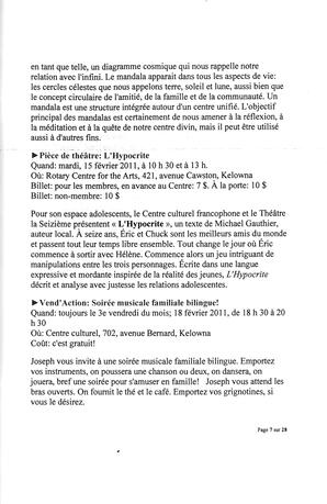   L'ANSE-AU-SABLE, 2011   , page 7