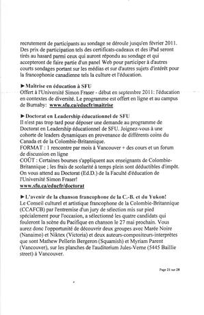   L'ANSE-AU-SABLE, 2011   , page 41
