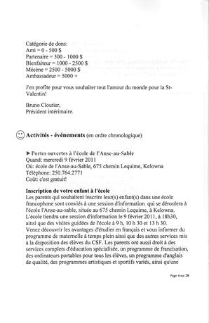   L'ANSE-AU-SABLE, 2011   , page 4
