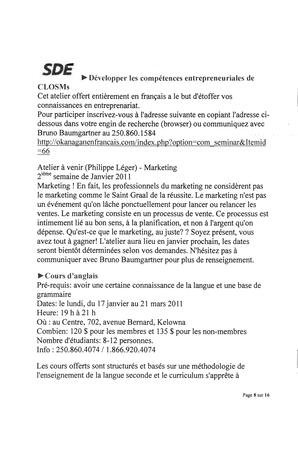  L'ANSE-AU-SABLE, 2010   , page 8