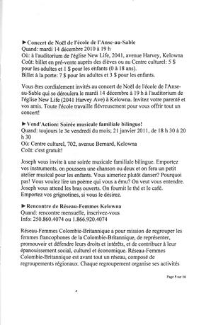  L'ANSE-AU-SABLE, 2010   , page 5