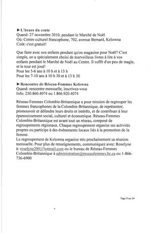   L'ANSE-AU-SABLE, 2010   , page 5