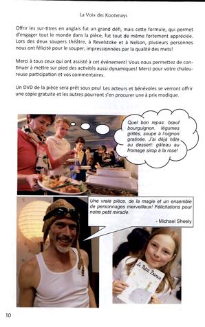   LA VOIX DES KOOTENAYS, 2011   , page 10