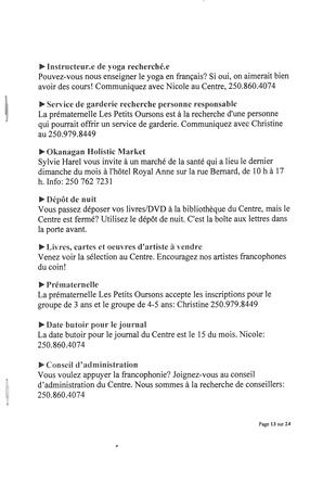   L'ANSE-AU-SABLE, 2010   , page 13