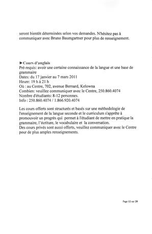   L'ANSE-AU-SABLE, 2010   , page 12