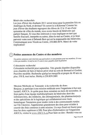   L'ANSE-AU-SABLE, 2010   , page 14