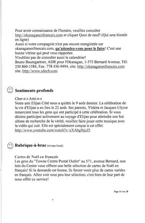   L'ANSE-AU-SABLE, 2010   , page 11