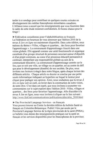   L'ANSE-AU-SABLE, 2010   , page 27