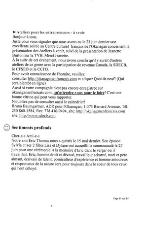   L'ANSE-AU-SABLE, 2010   , page 11