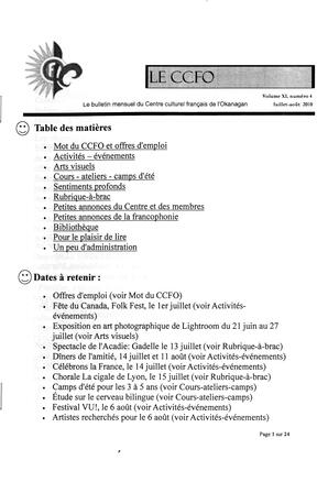   L'ANSE-AU-SABLE, 2010   , page 1