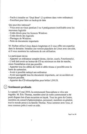   L'ANSE-AU-SABLE, 2010   , page 9