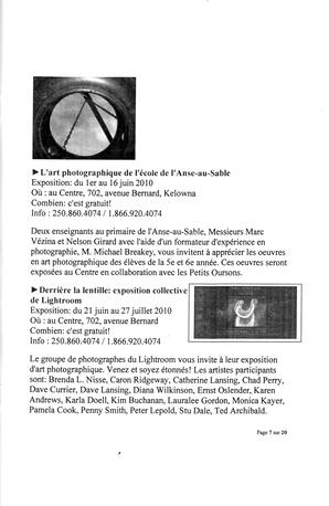   L'ANSE-AU-SABLE, 2010   , page 7