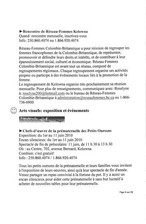   L'ANSE-AU-SABLE, 2010   , page 6