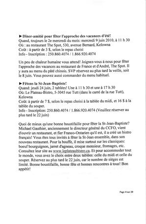   L'ANSE-AU-SABLE, 2010   , page 4