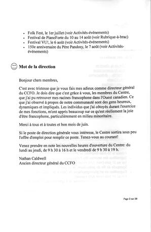   L'ANSE-AU-SABLE, 2010   , page 2