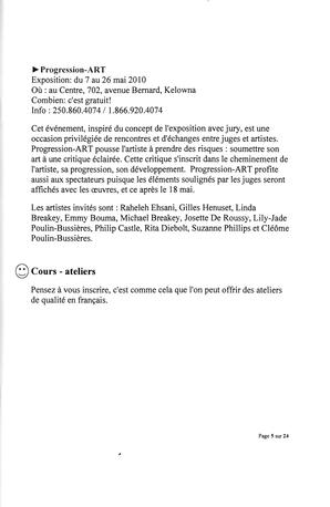   L'ANSE-AU-SABLE, 2010   , page 5