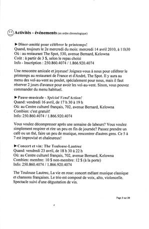   L'ANSE-AU-SABLE, 2010   , page 3
