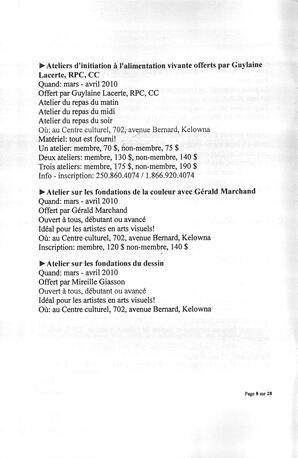   L'ANSE-AU-SABLE, 2010   , page 8