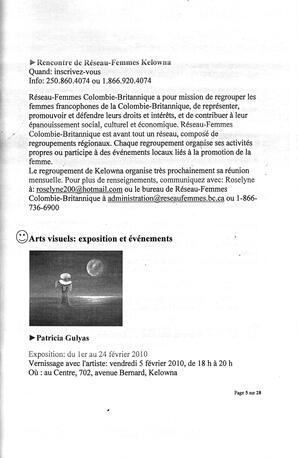   L'ANSE-AU-SABLE, 2010   , page 5