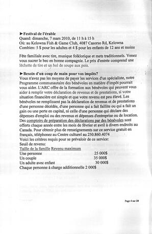   L'ANSE-AU-SABLE, 2010   , page 4