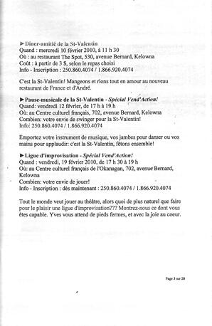   L'ANSE-AU-SABLE, 2010   , page 3