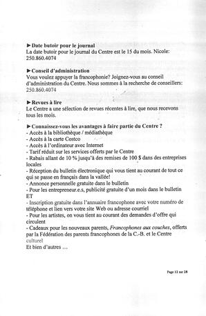   L'ANSE-AU-SABLE, 2010   , page 12