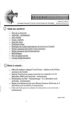   L'ANSE-AU-SABLE, 2009-2010   , page 1