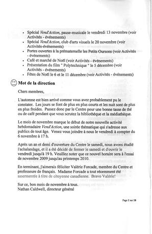   L'ANSE-AU-SABLE, 2009   , page 2