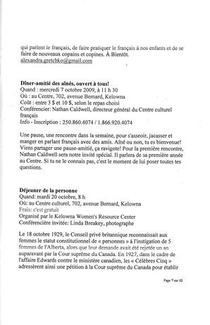   L'ANSE-AU-SABLE, 2009   , page 7