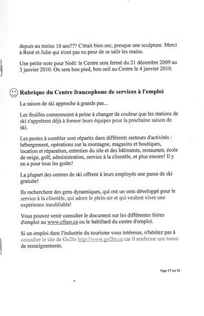   L'ANSE-AU-SABLE, 2009   , page 17