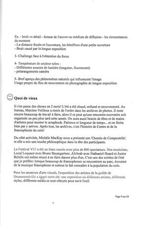   L'ANSE-AU-SABLE, 2009   , page 9